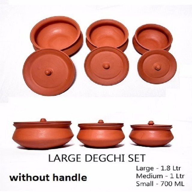 Mittikalaa Large degchi set w/o handle